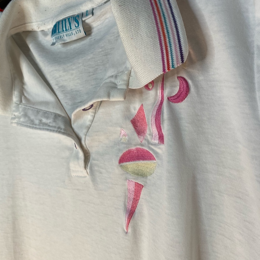 80s polo shirt